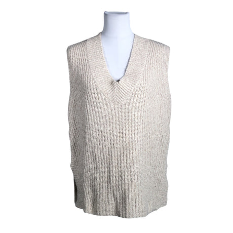 Unisex Selected - Knit vest, size 40 - Beige ()