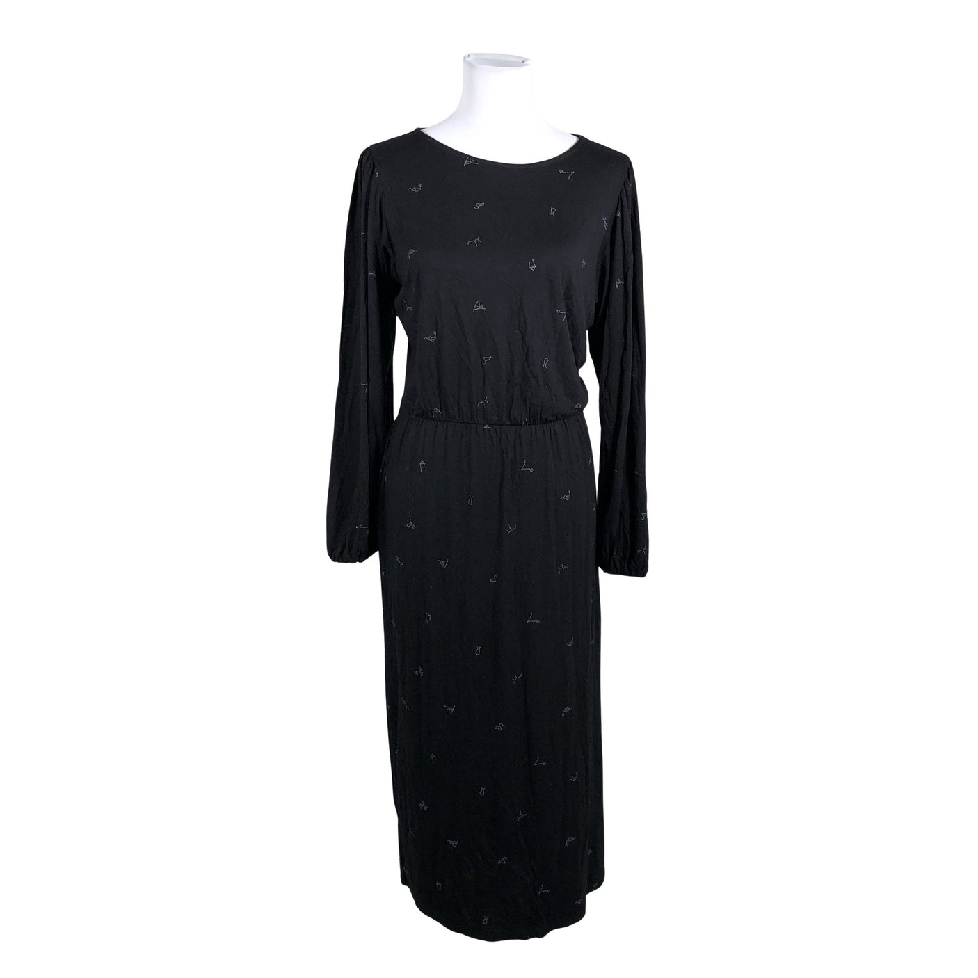 Unisex me&i - Tricot dress, size M - Black (1)
