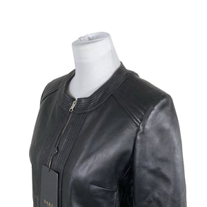 Unisex Saki - Leather jacket, size 38 - Black (3)