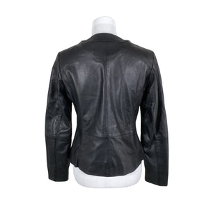 Unisex Saki - Leather jacket, size 38 - Black (2)