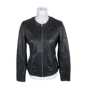 Unisex Saki - Leather jacket, size 38 - Black (1)