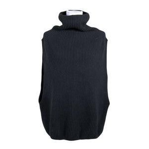 Unisex Niinmun design - Knit vest, size 36 - Black (1)