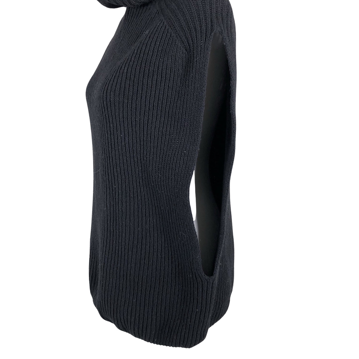 Unisex Niinmun design - Knit vest, size 36 - Black (2)