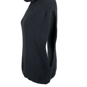 Unisex Niinmun design - Knit vest, size 36 - Black (2)