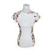 Unisex Roxy - Sports shirt, short sleeve, size 38 - White ()