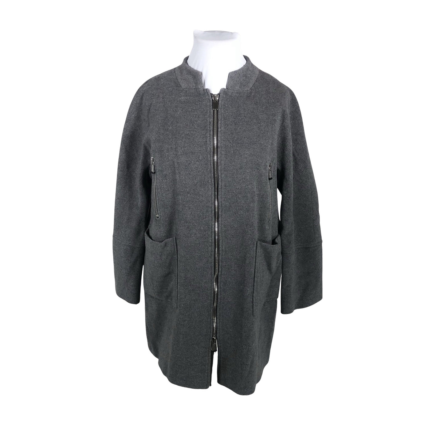 Unisex Manuela Conti - Wool coat, size 46 - Gray (1)