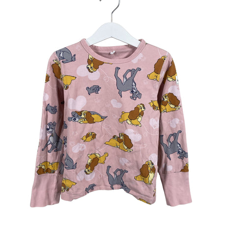 Unisex Polarn O. Pyret - Tricot shirt, size 122 - 128 - Light pink ()