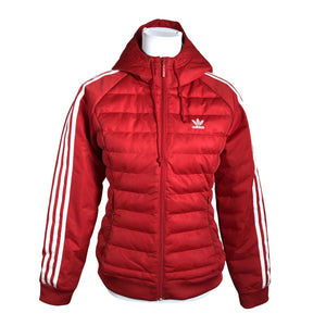 Unisex Adidas - Lightly padded jacket, size S - Red (1)