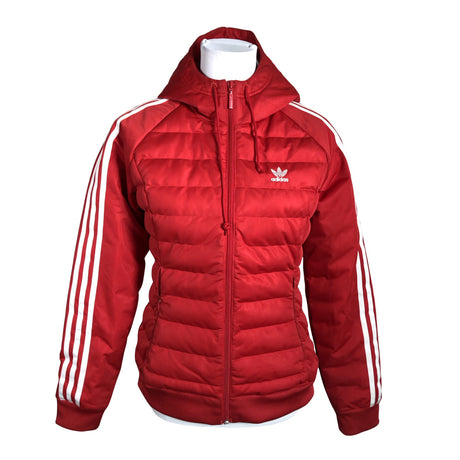 Unisex Adidas - Lightly padded jacket, size S - Red ()