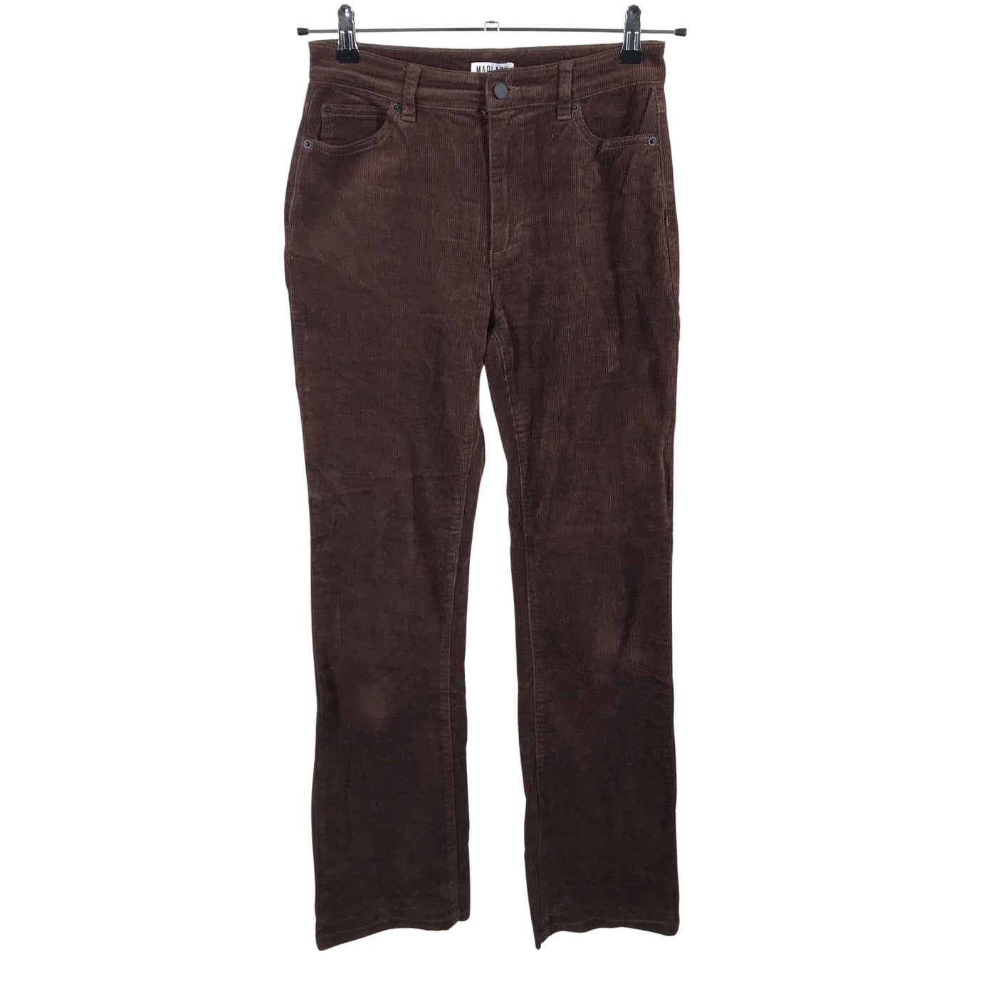 Unisex Madlady - Velvet pants, size 36 - Brown (1)