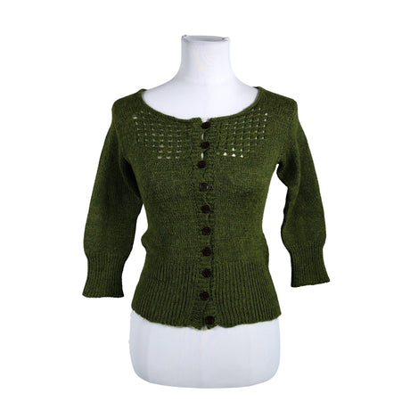 Unisex Handmade - Cardigan, size 34 - Green ()