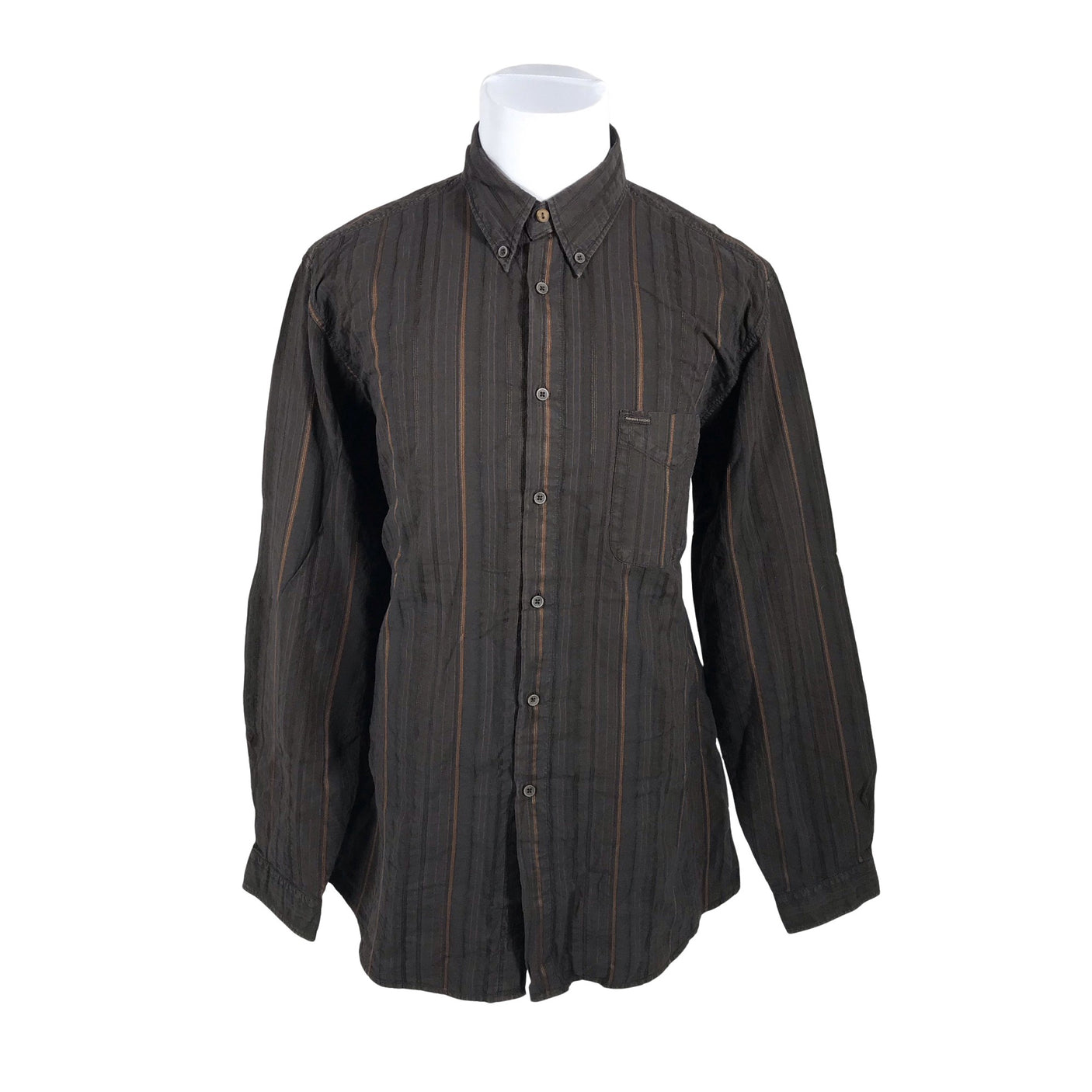 Unisex Marlboro Classics - Collared shirt, size XXL - Brown (1)