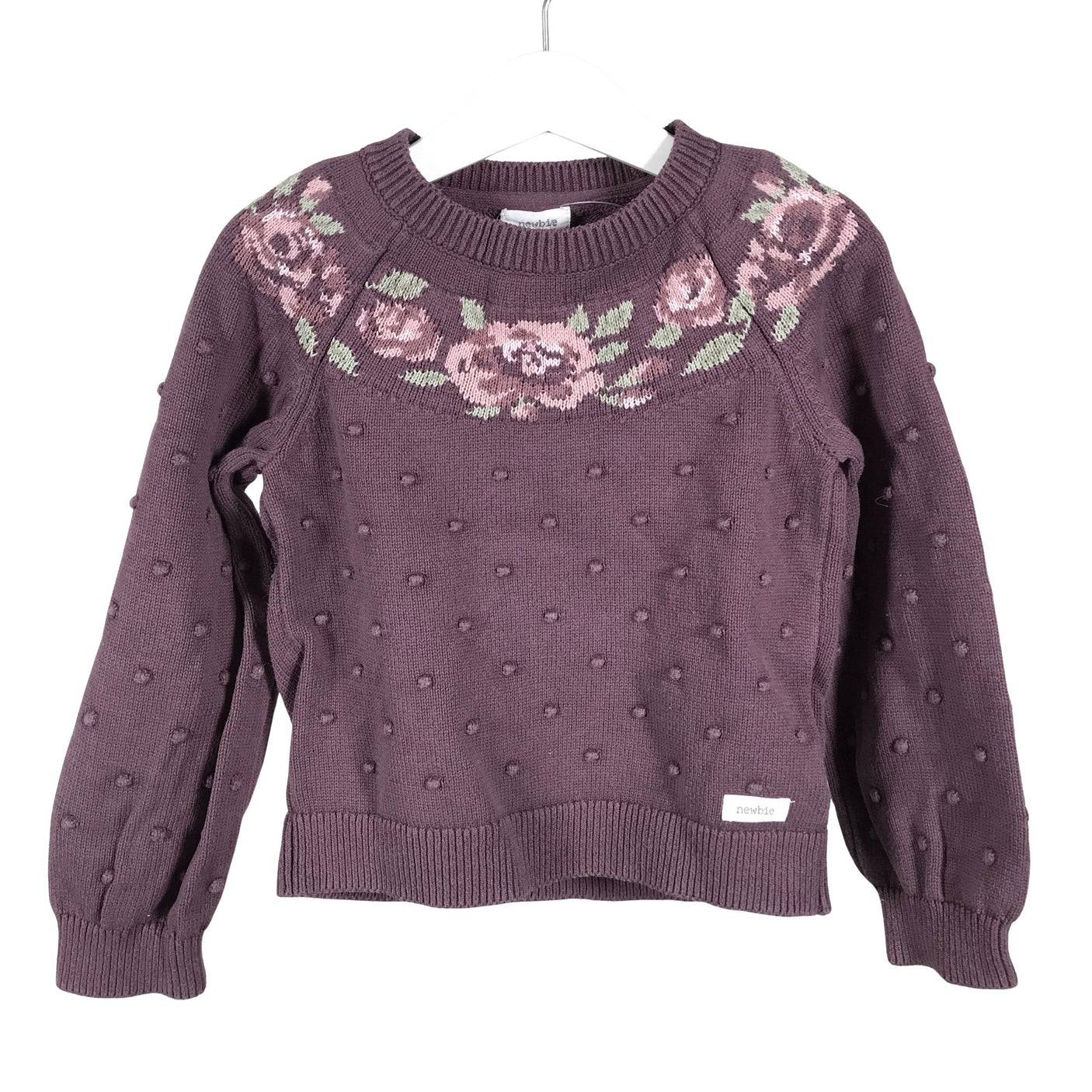 Unisex Newbie - Sweater, size 110 - 116 - Violet (1)