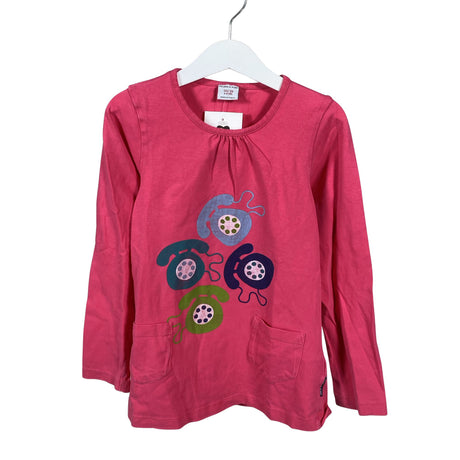 Unisex Polarn O. Pyret - Tricot shirt, size 122 - 128 - Pink ()