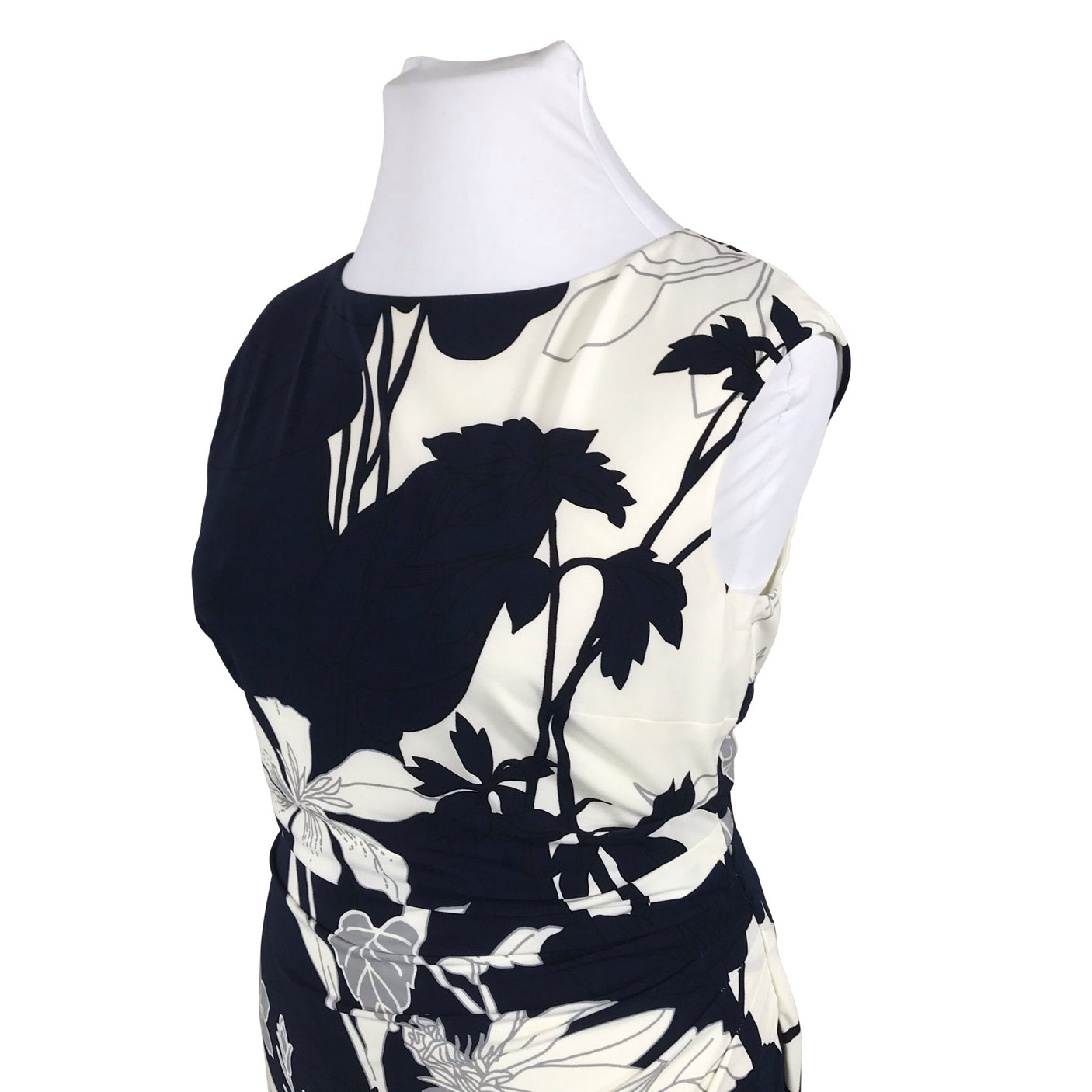 Unisex Lauren Ralph Lauren - Sheath dress, size 46 - Blue (2)