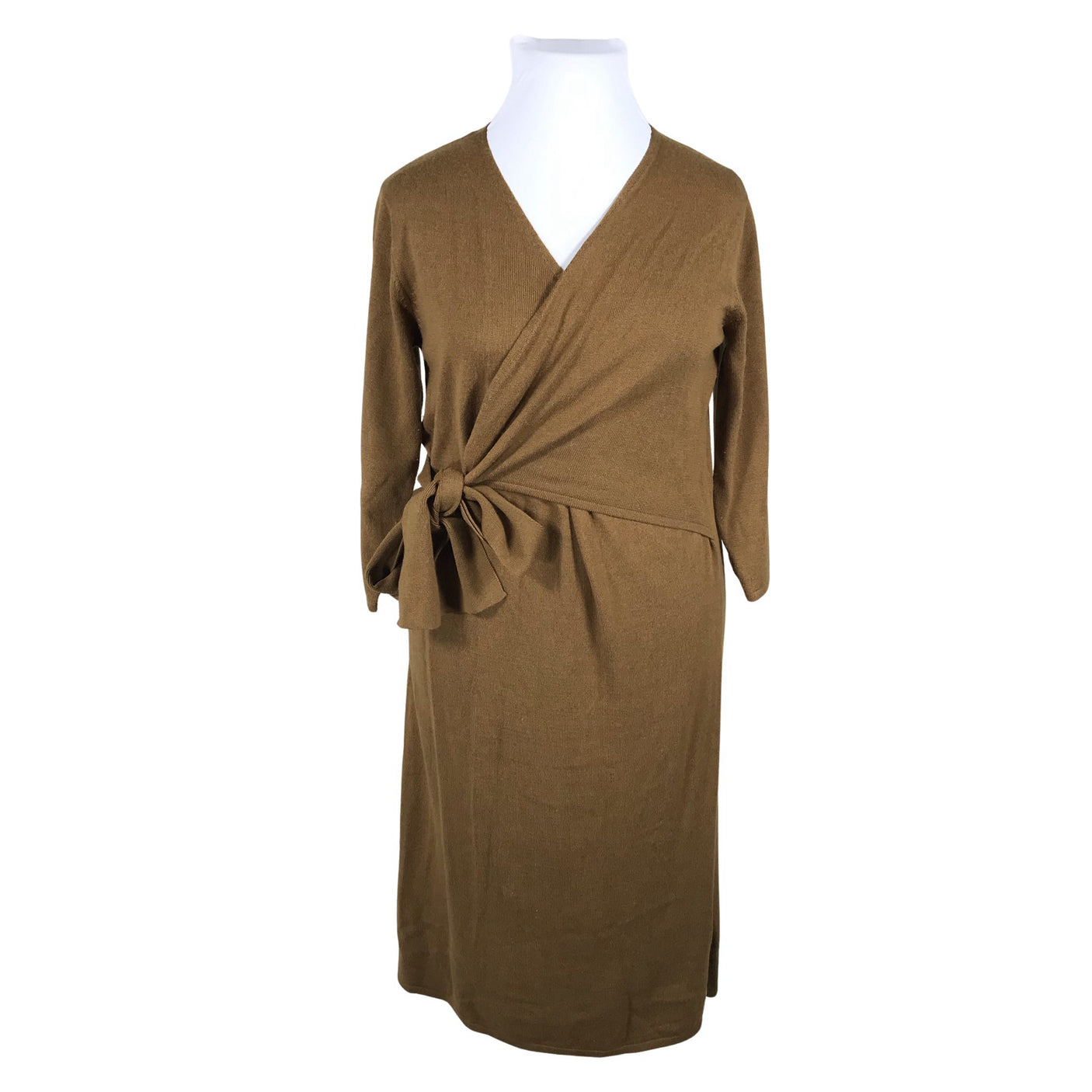 Unisex Selected - Knit dress, size 42 - Brown (1)