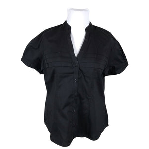 Unisex Next - Short-sleeved blouse, size 44 - Black (1)