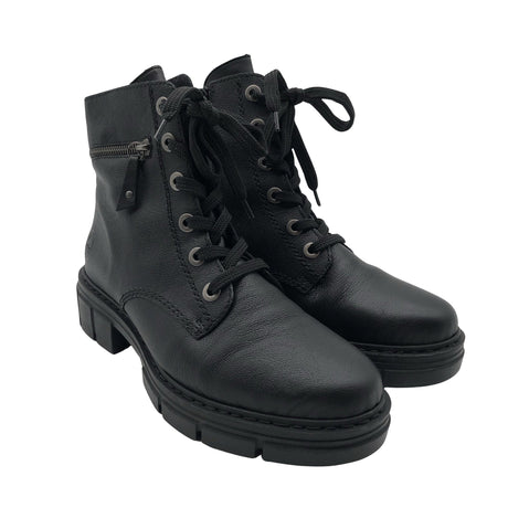 Unisex Rieker - Army boots, size 40 - Black (2)