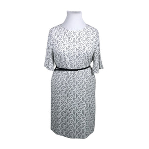 Unisex Gant - Schiffon dress, size 42 - White (1)