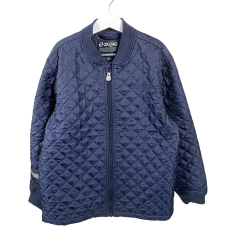 Unisex Zig Zag - Quilted jacket, size 140 - 146 - Blue ()