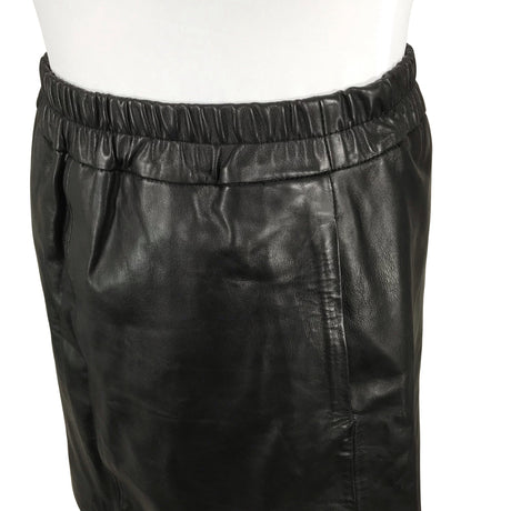 Unisex InWear - Leather skirt, size 42 - Black (2)