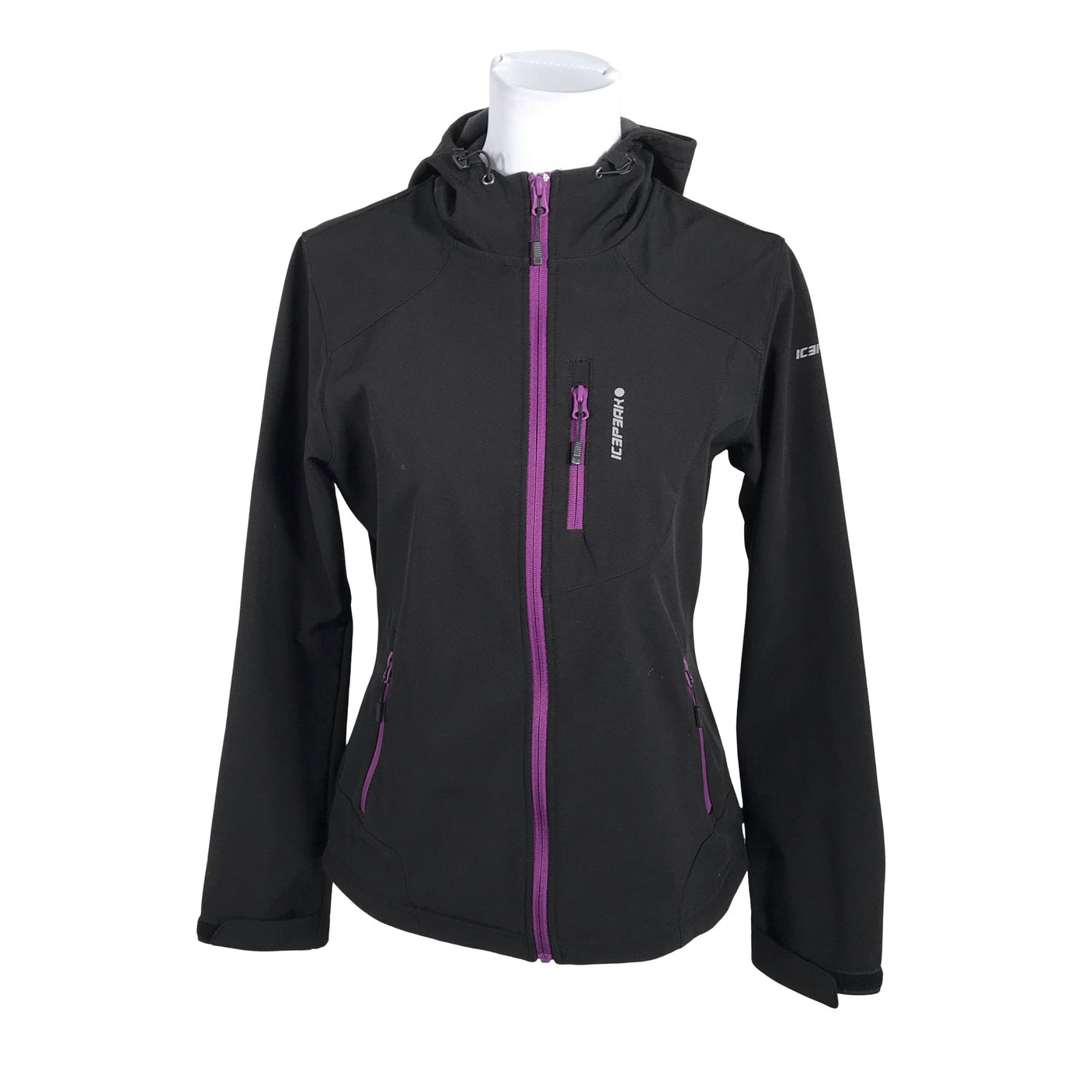 Unisex Icepeak - Soft shell jacket, size 38 - Black (1)