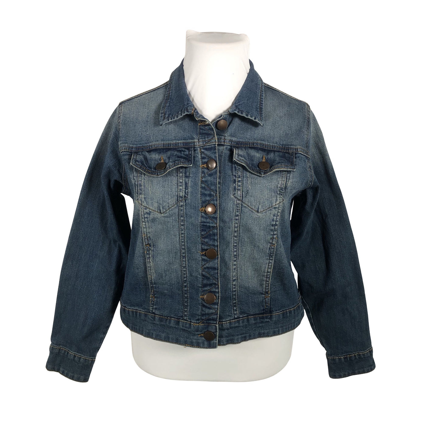 Unisex Zizzi - Denim jacket, size 42 - Blue (1)