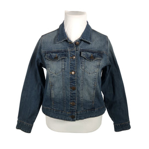 Unisex Zizzi - Denim jacket, size 42 - Blue (1)