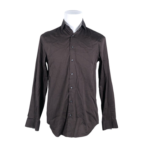 Unisex Calvin Klein - Collared shirt, size L - Brown ()