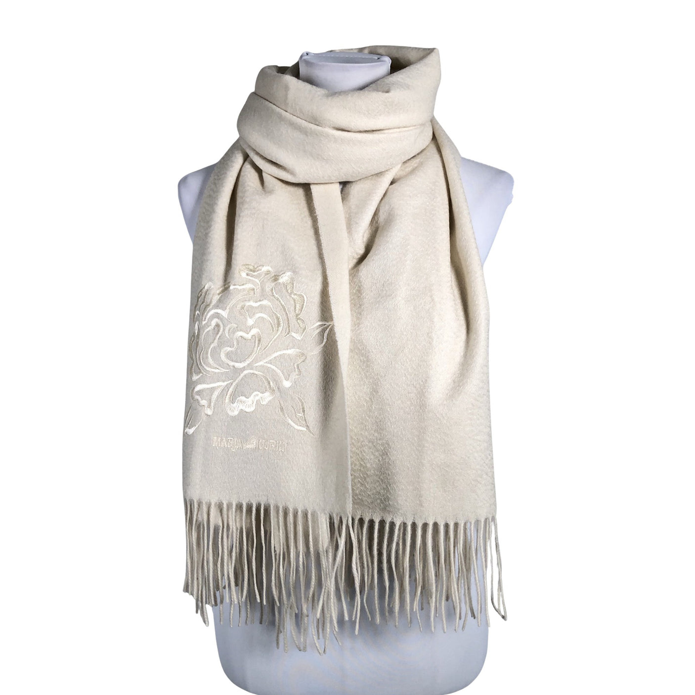 Unisex Marja Kurki - Scarf, size L - Natural white (1)