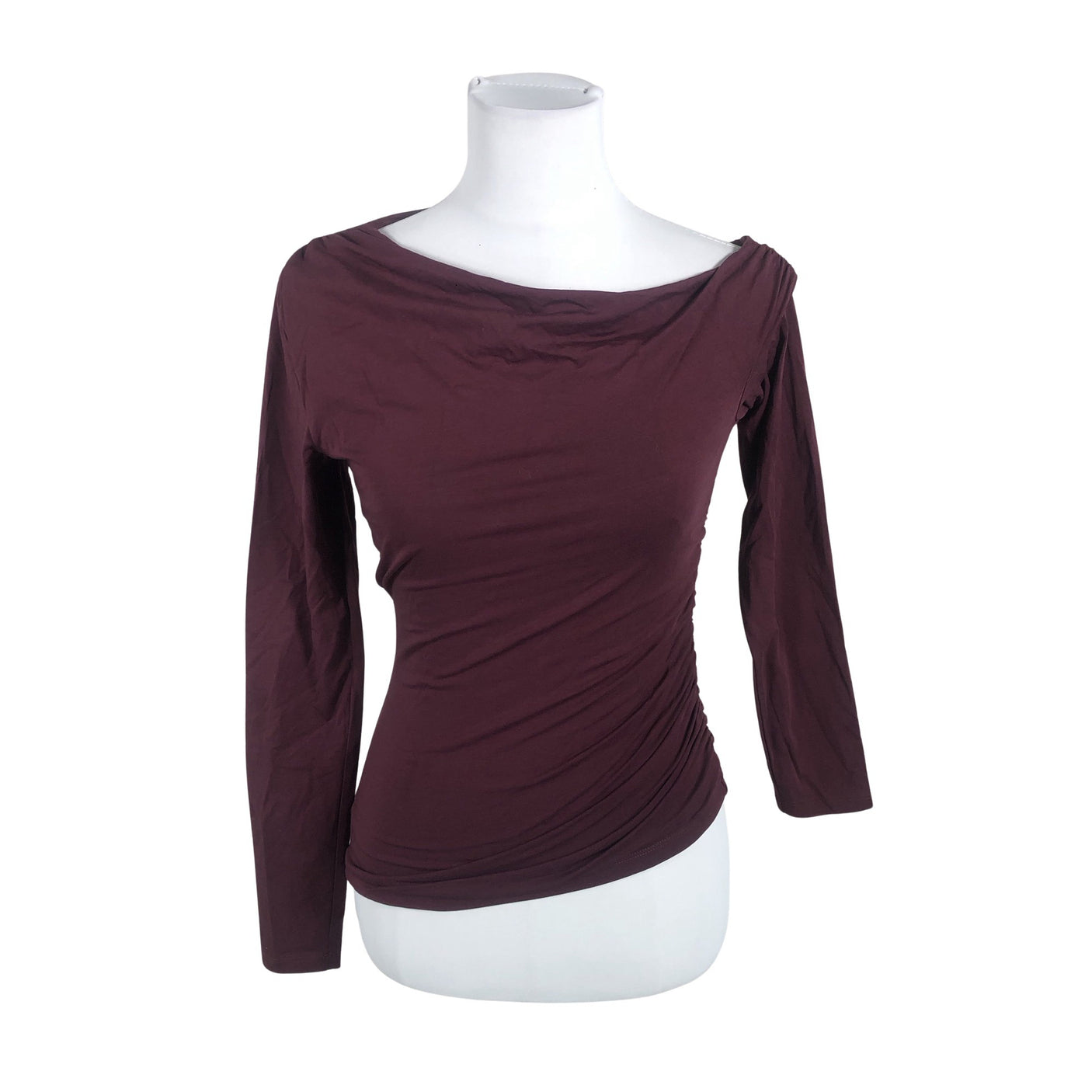 Unisex Abercrombie&Fitch - Tricot shirt, size 36 - Wine red (1)