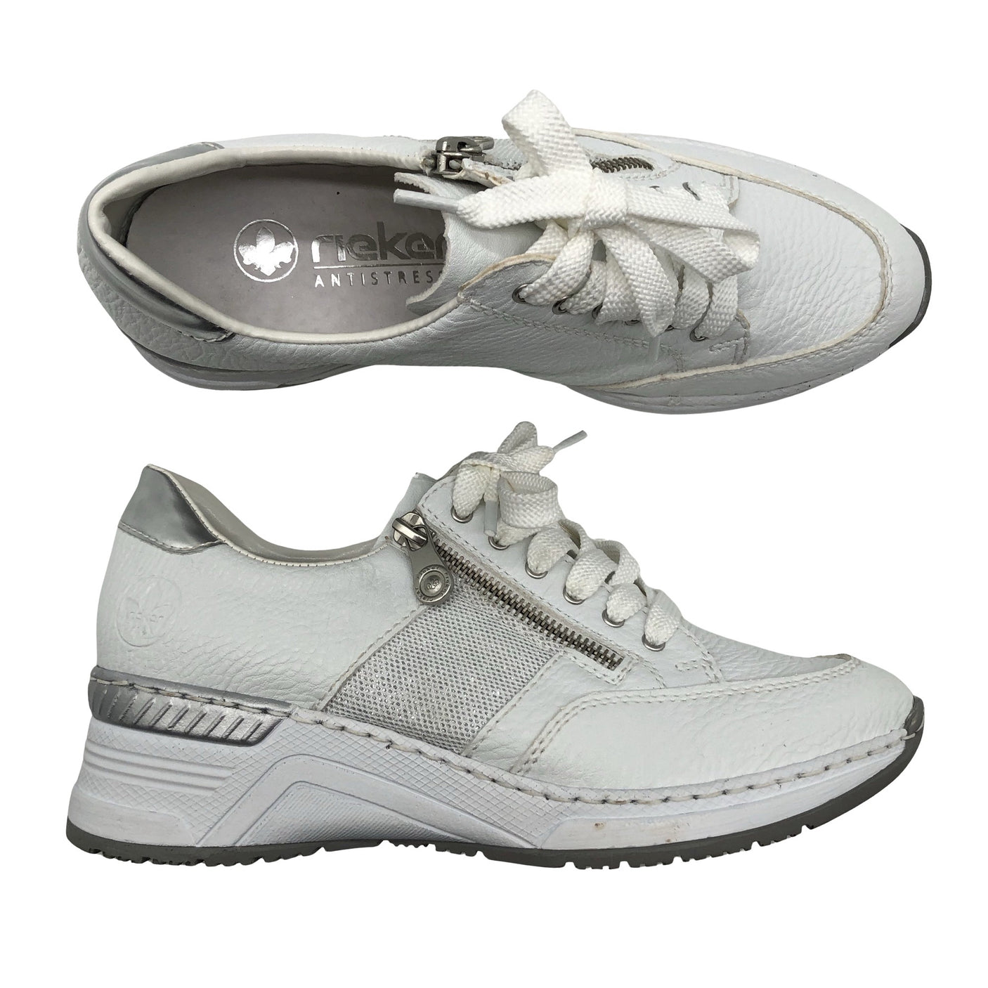 Unisex Rieker - Sneakers, size 39 - White (1)