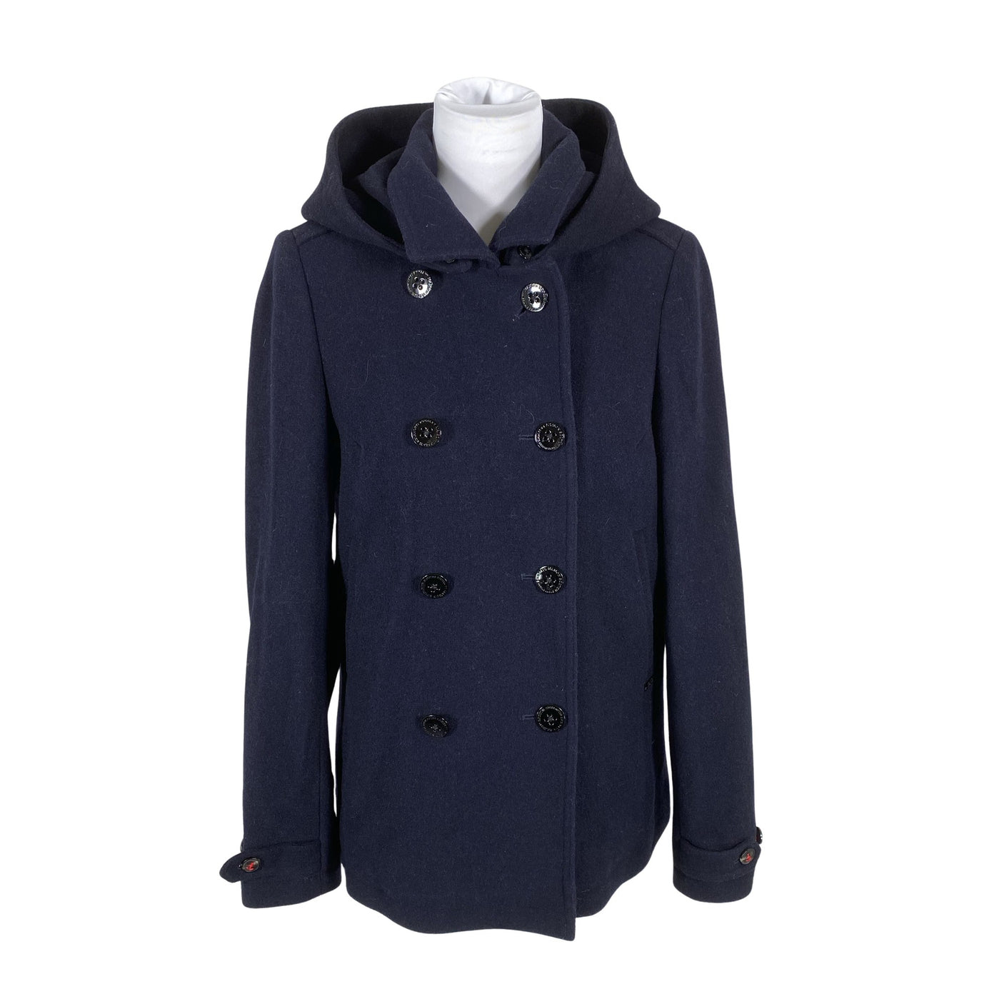 Unisex Maison Scotch - Wool coat, size 38 - Blue (1)