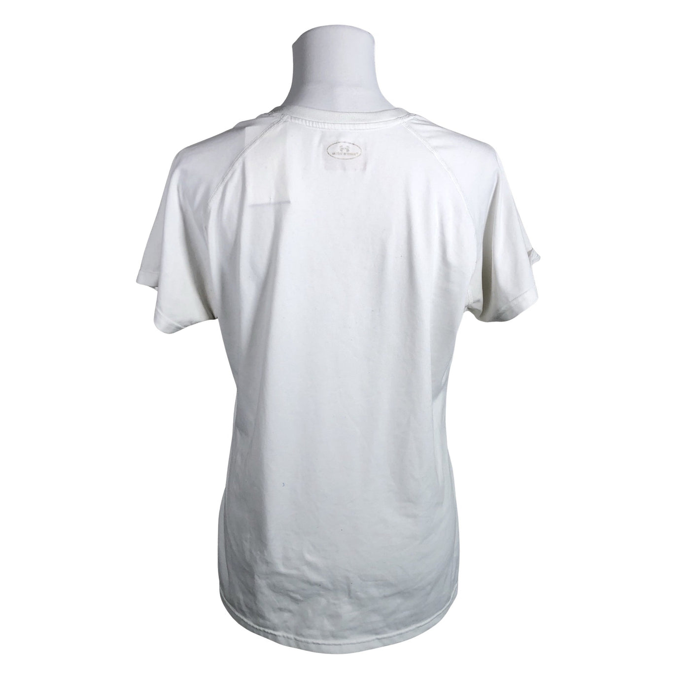 Unisex Under Armour - Sports shirt, short sleeve, size 40 - White (2)