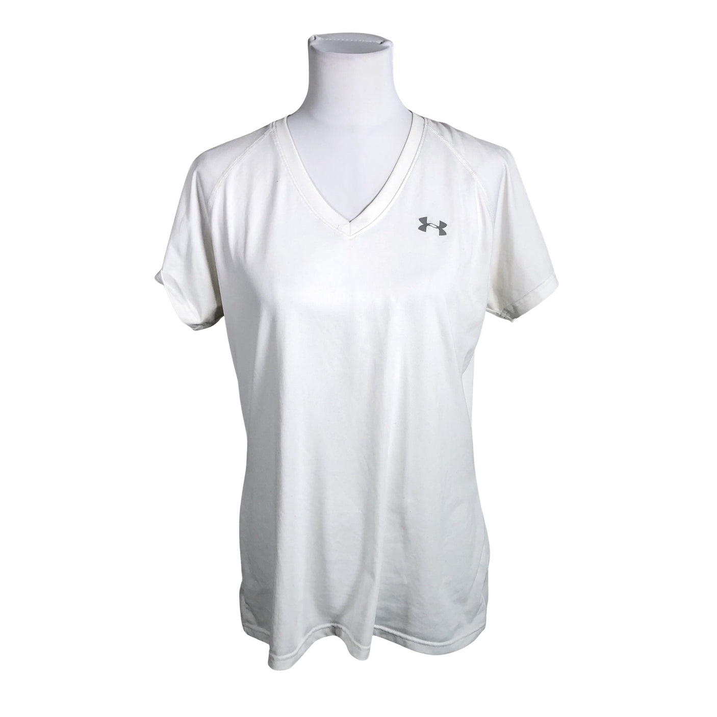 Unisex Under Armour - Sports shirt, short sleeve, size 40 - White (1)