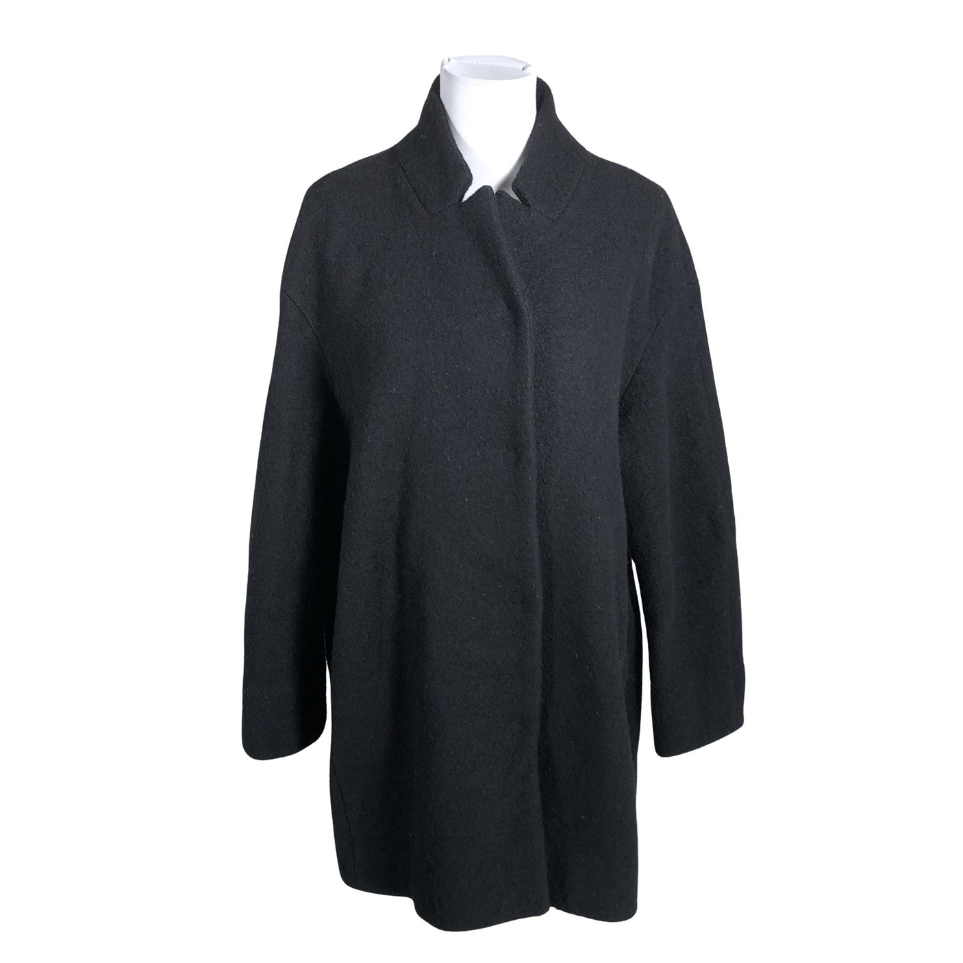 Unisex Marimekko - Wool coat, size 38 - Black (1)