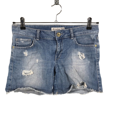 Unisex Lindex - Denim shorts, size 36 - Blue ()