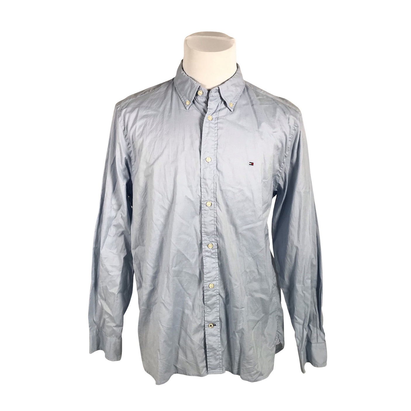 Unisex Tommy Hilfiger - Collared shirt, size XL - Light blue (1)