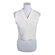 Unisex COS - Knit vest, size S - White ()