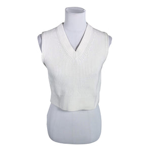 Unisex COS - Knit vest, size S - White (1)