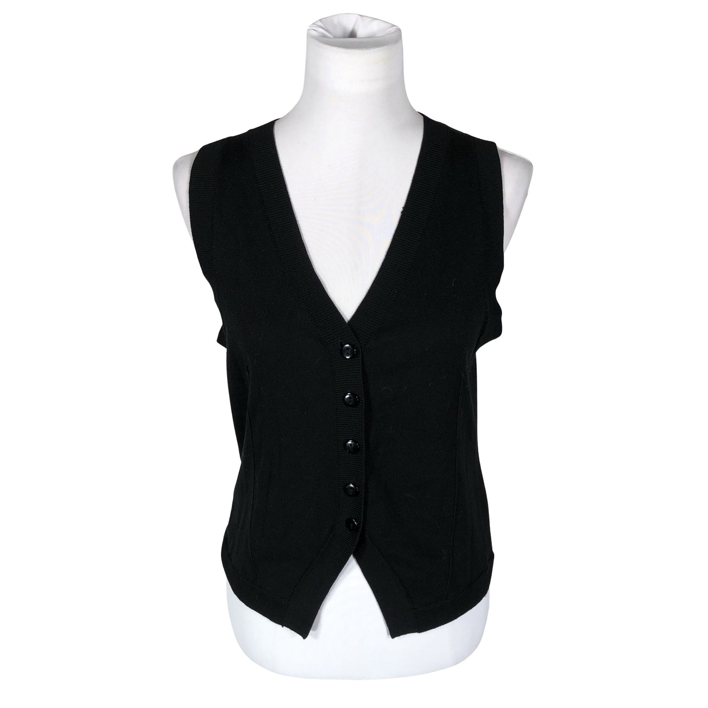 Unisex Ril's - Knit vest, size 38 - Black (1)