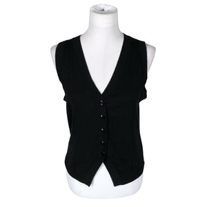 Unisex Ril's - Knit vest, size 38 - Black (1)