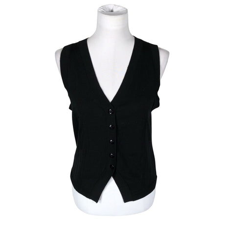 Unisex Ril's - Knit vest, size 38 - Black ()