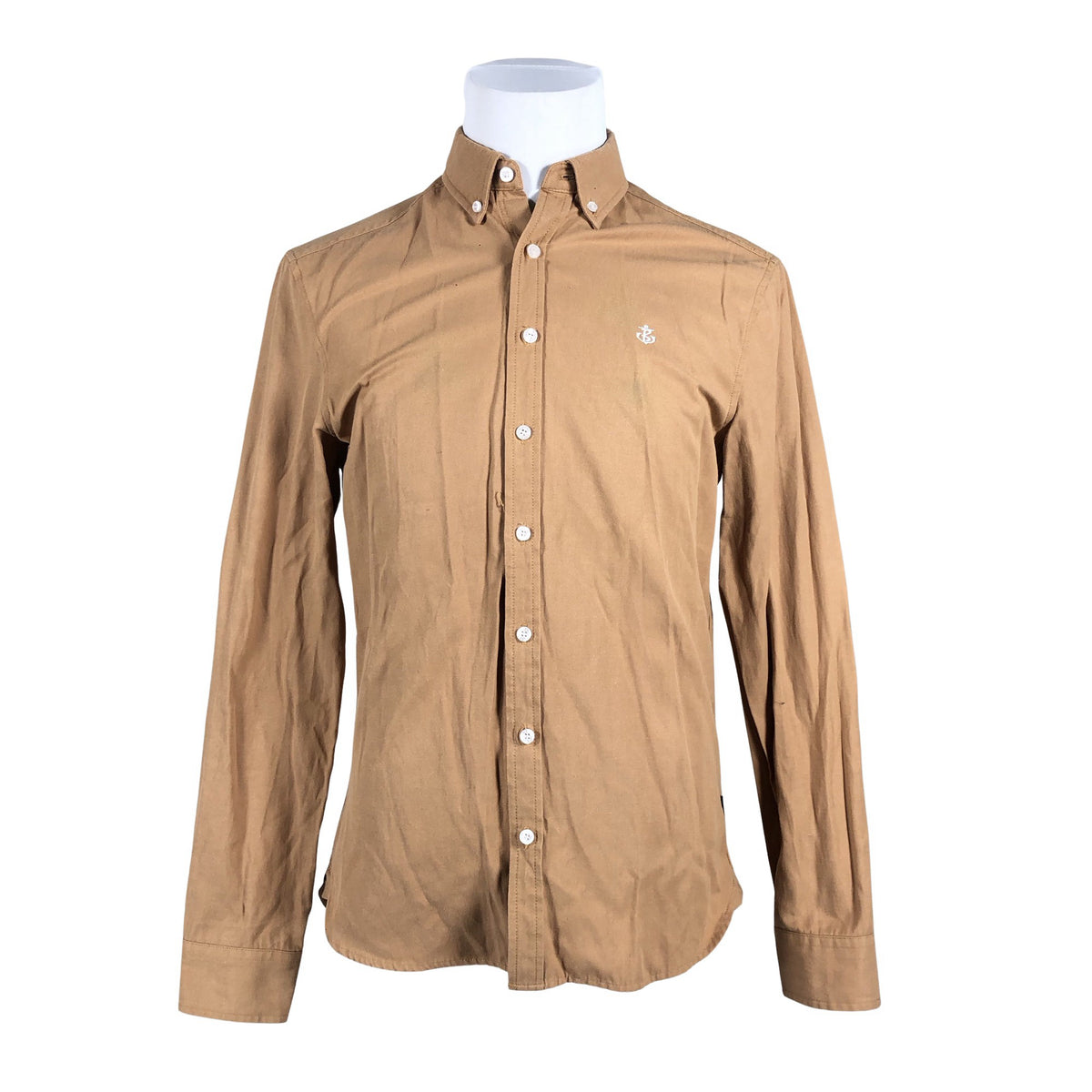 Unisex Blakely - Collared shirt, size M - Beige (1)