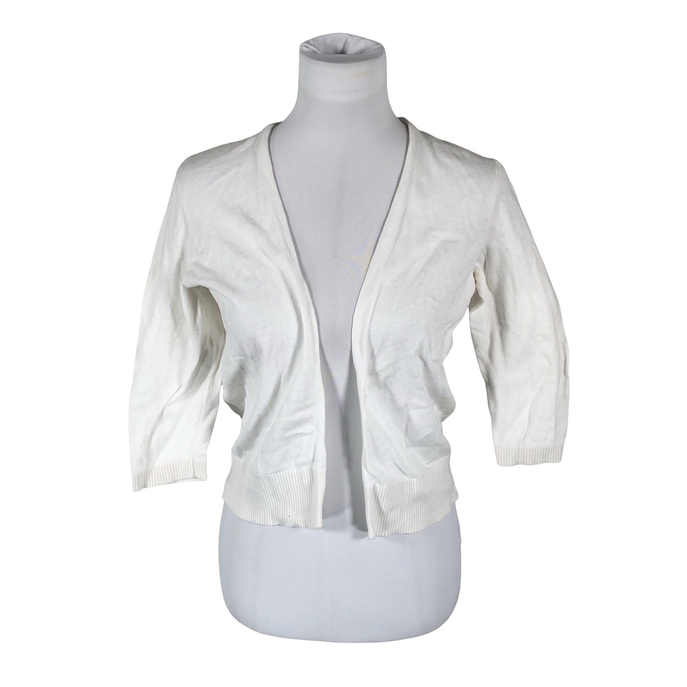 Unisex Point Virgule - Knit bolero jacket, size 38 - White (1)