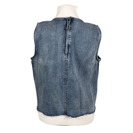Unisex My Essential Wardrobe - Denim vest, size 44 - Blue (2)