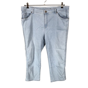 Unisex Anna Montana - Capri jeans, size 46 - Light blue (1)