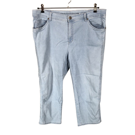 Unisex Anna Montana - Capri jeans, size 46 - Light blue ()