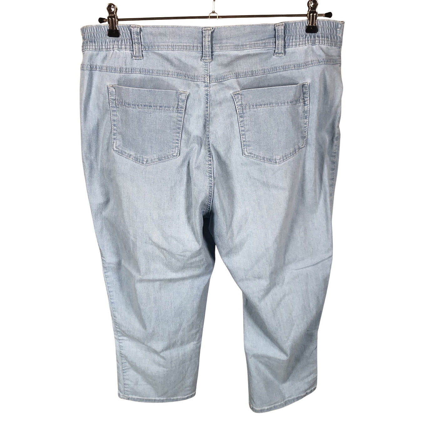 Unisex Anna Montana - Capri jeans, size 46 - Light blue (2)