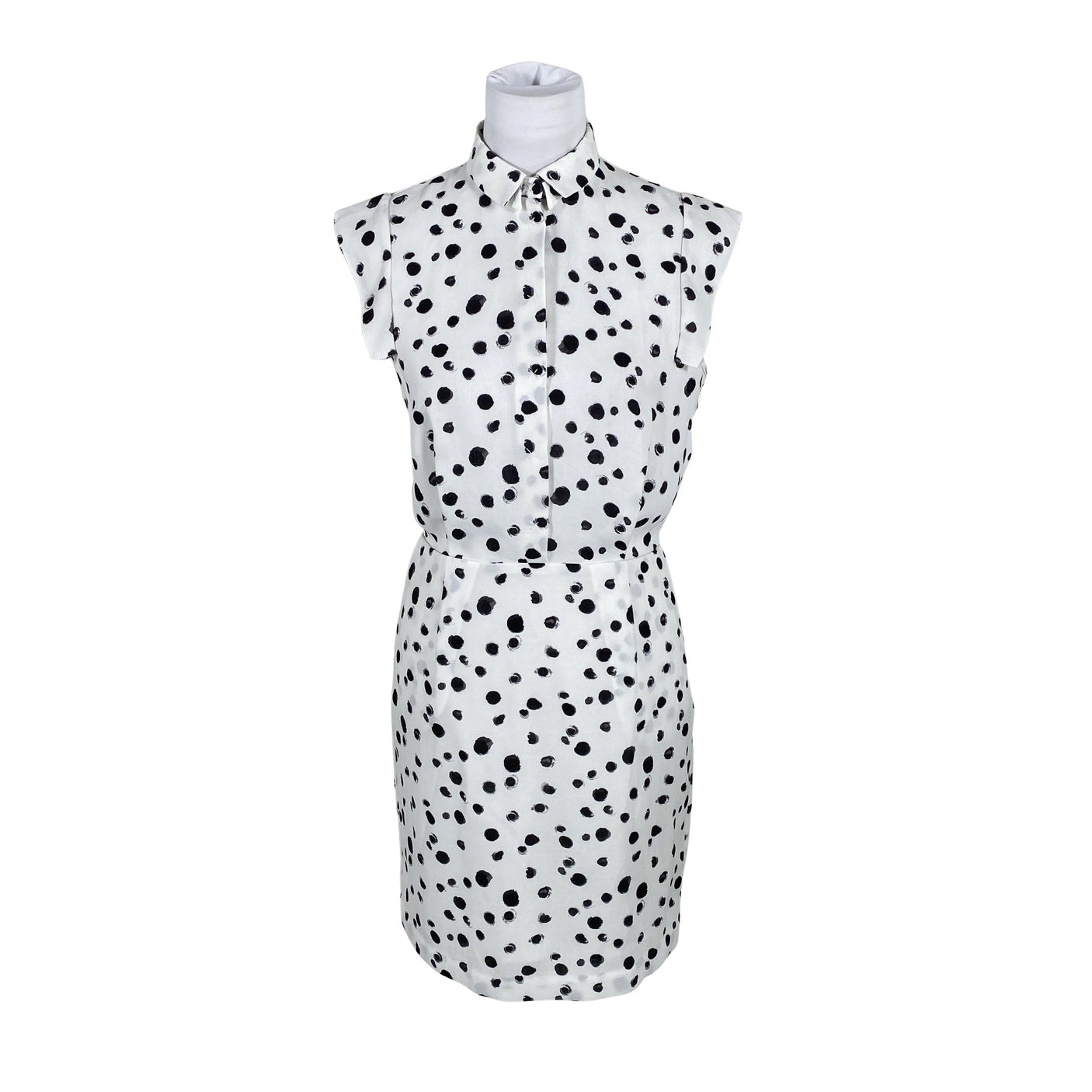 Unisex &Other Stories - Schiffon dress, size 36 - White (1)